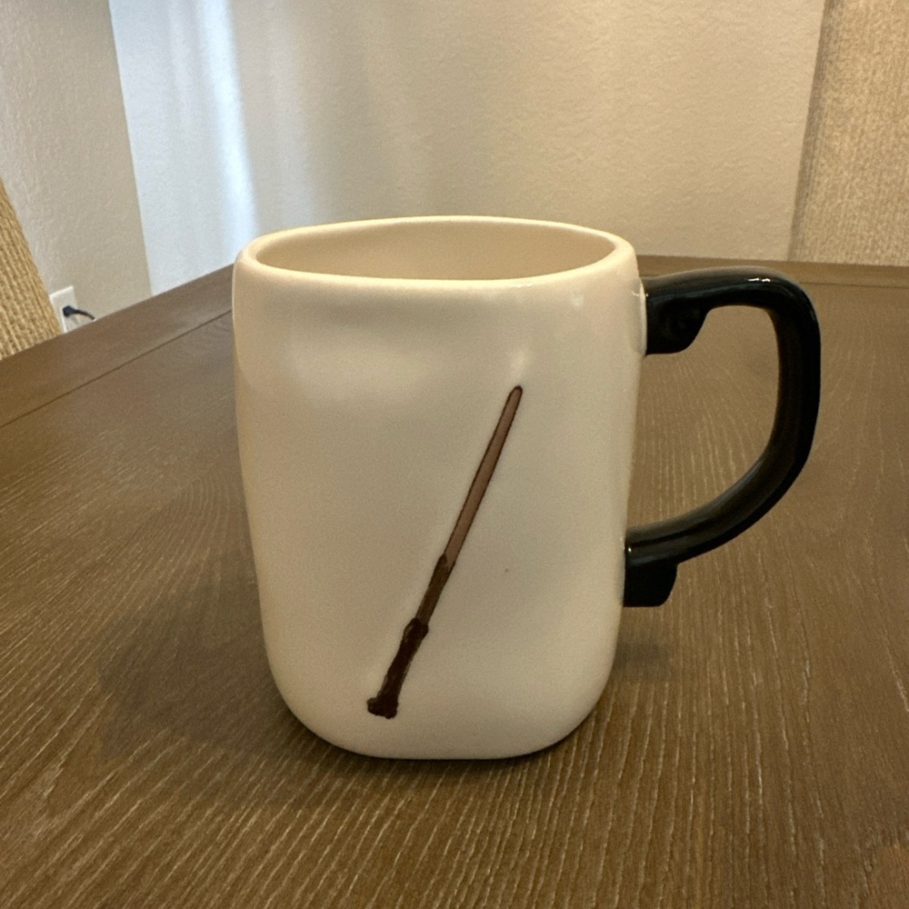 Rae Dunn Harry Potter Spell‎ “Obliviate” Ceramic Double Sided Mug